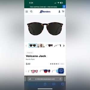 Womens Blenders Sunglasses